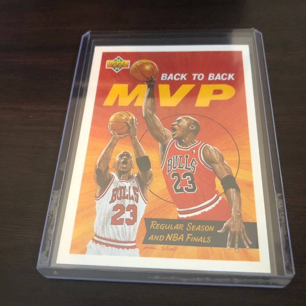 1992 Upper Deck Back to Back MVP Michael Jordan